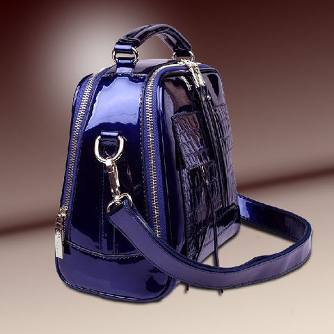 2021 new winter fashion leather handbag leather bag bag handbag tide shell cross Shoulder Bag Messenger Bag